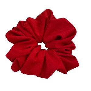 Women's Hair Scrunchie. Red. XL. Resortwear. Special Occassion. Holidays. Cute.